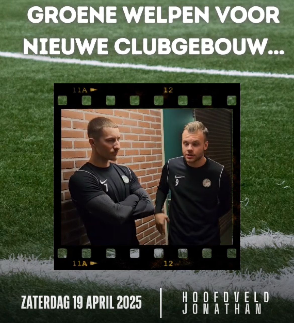 Groene welpen voor ons clubgebouw!