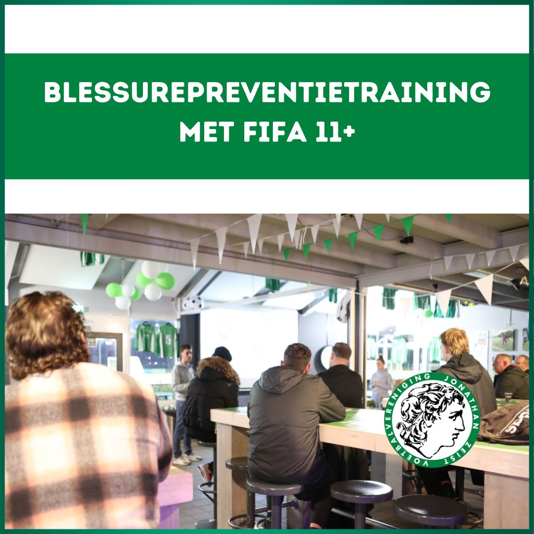 Blessurepreventietraining met FIFA 11  bij VV Jonathan