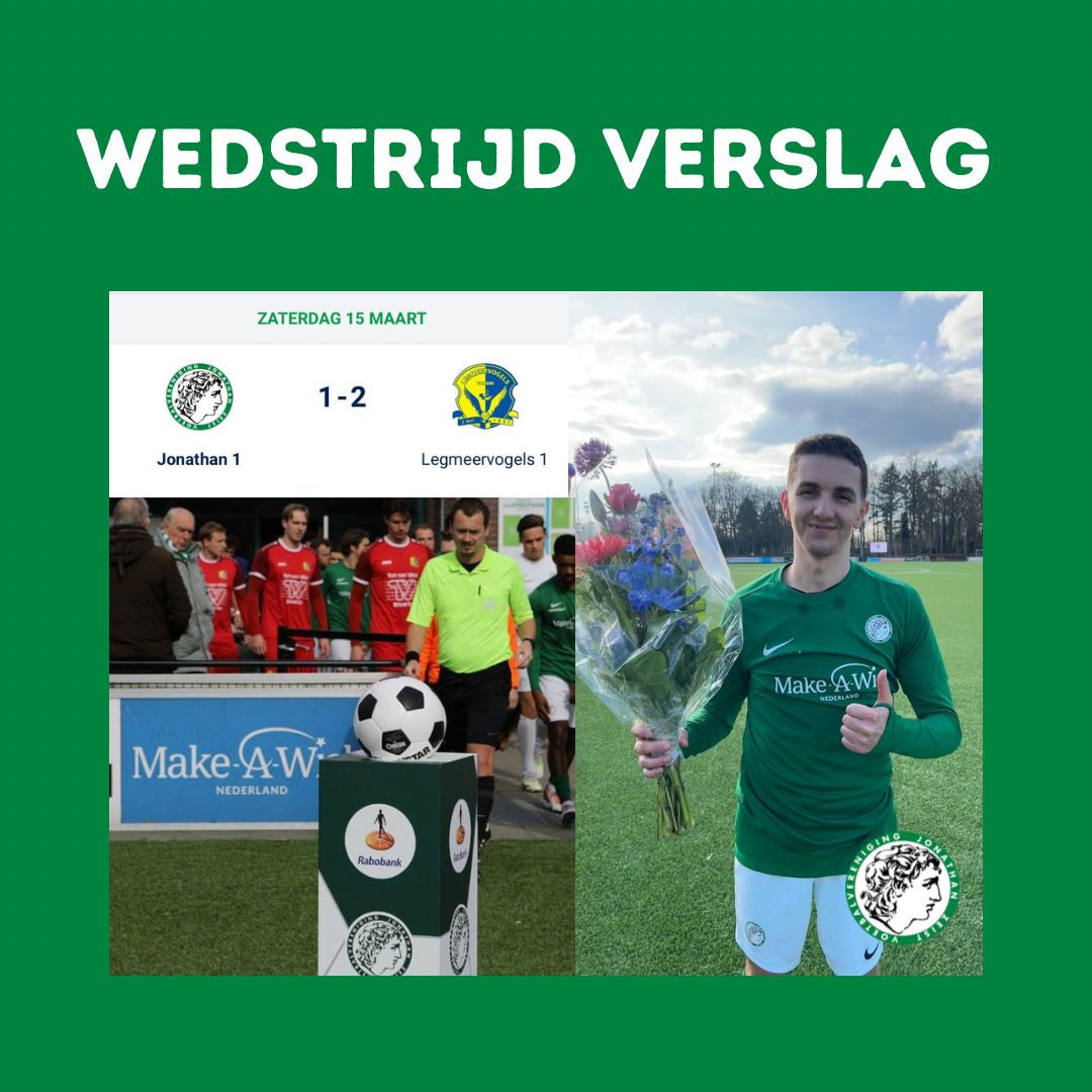 Jonathan 1 verliest spannende strijd tegen de koploper