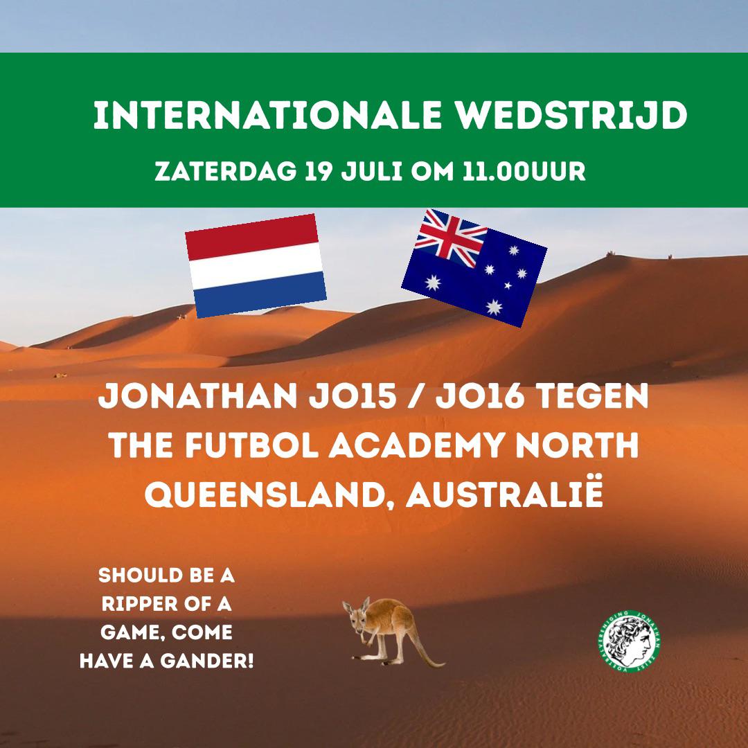 Zaterdag 19 juli 11.00 uur – internationale wedstrijd, kom kijken!