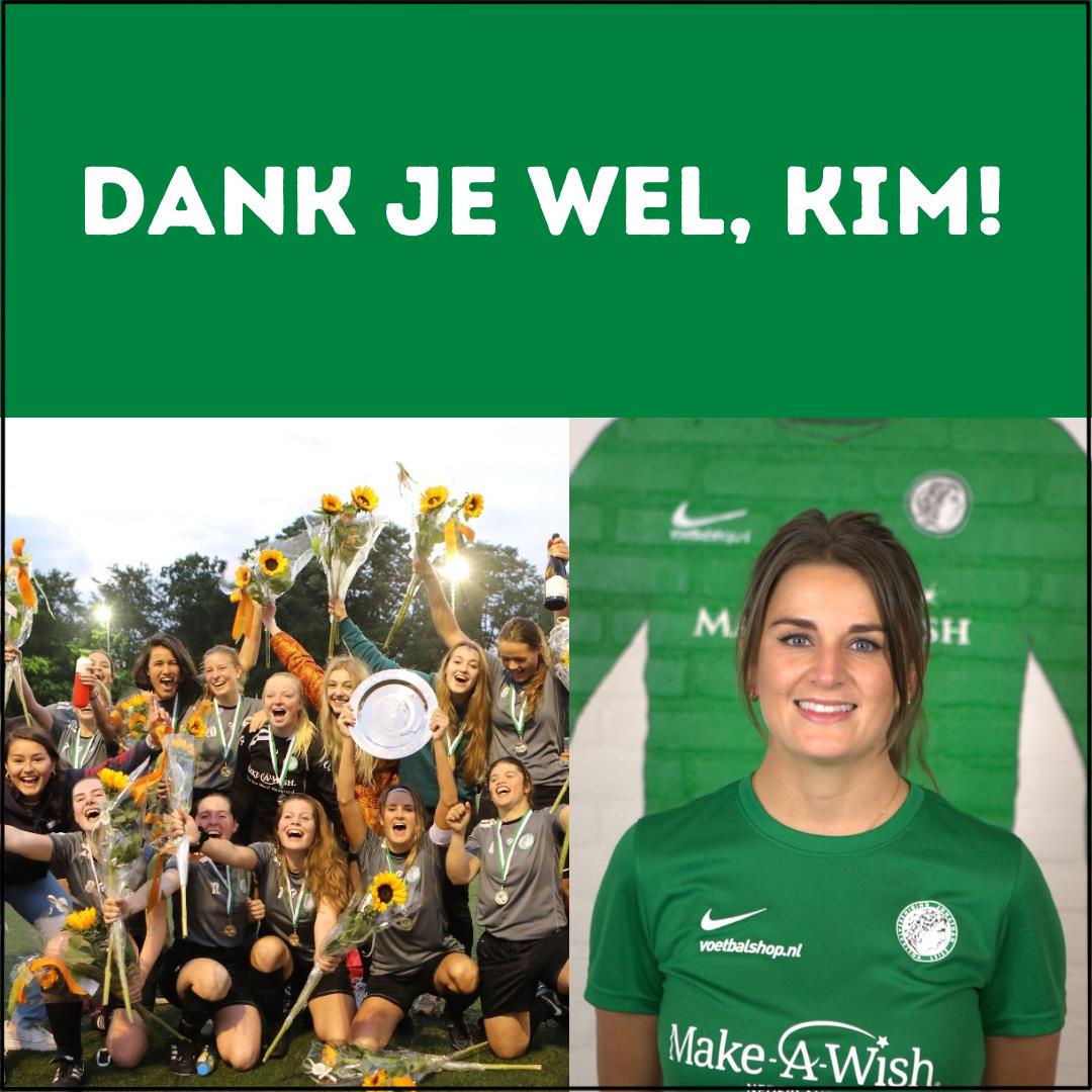 Kim hangt haar schoenen aan de wilgen