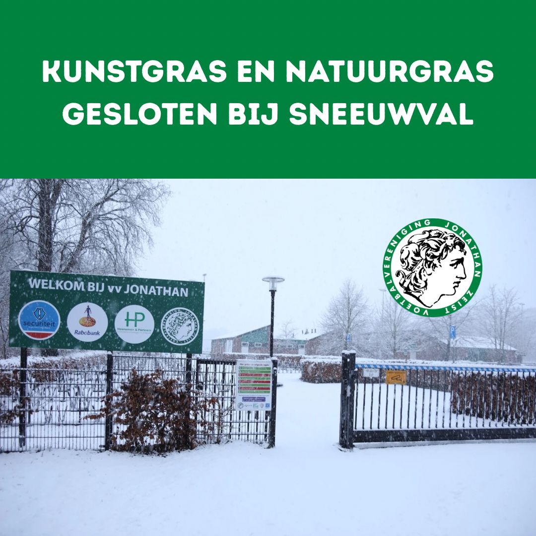 Bescherm de velden: blijf weg bij sneeuw!
