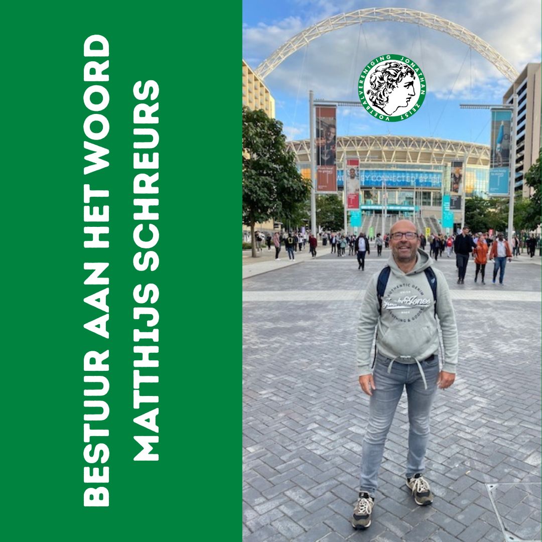 Bestuur aan het woord – Interview met Matthijs Schreurs, nieuwe secretaris van Jonathan
