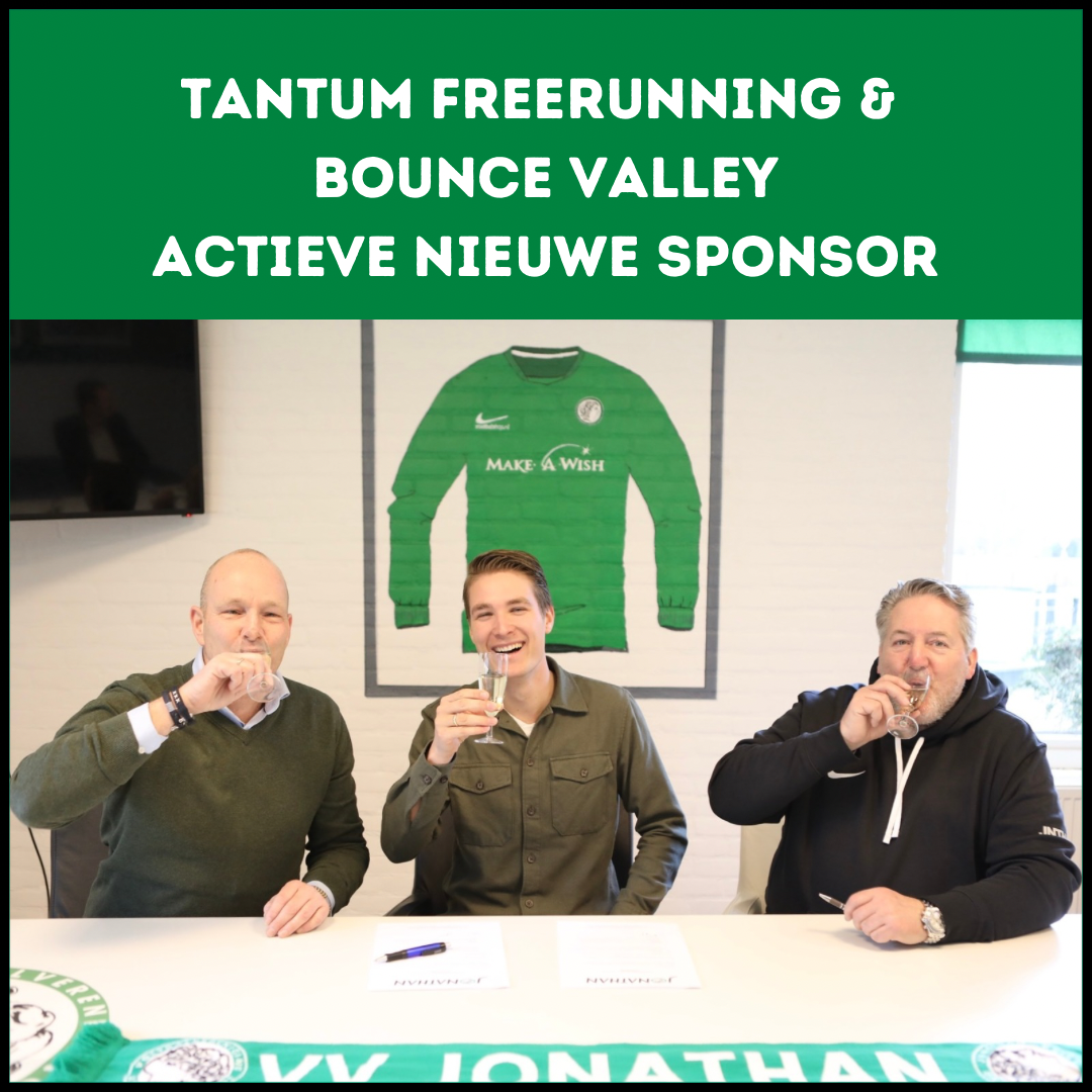 Tantum Freerunning & Bounce Valley: Nieuwe actieve sponsor!